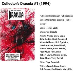 The Collectors Dracula Comic
